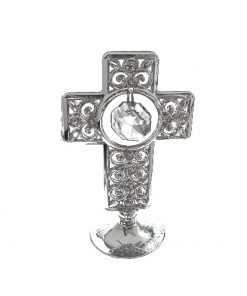Alternative view of Crystal Cross Tabletop Keepsake