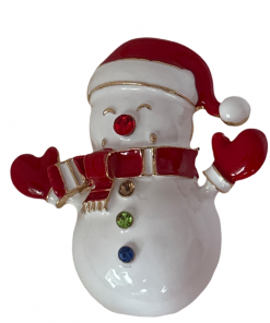 Alternative view of Earring Snowman Stud