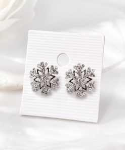 Austrian Crystal Stud Snowflake