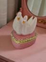 Enamel Metal Swan