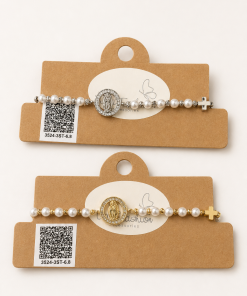Bracelet handmade Religious Cross design with Color Option