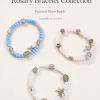 Rosary Petite Bracelet Faceted Glass Beads