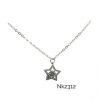 Necklace- star crystal with diamond look inside