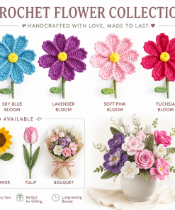 Crochet Flower  Bloom Collection