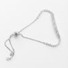 Bracelet bar with stone Color Silver