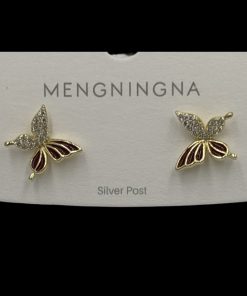 Earring Stud butterfly 4752